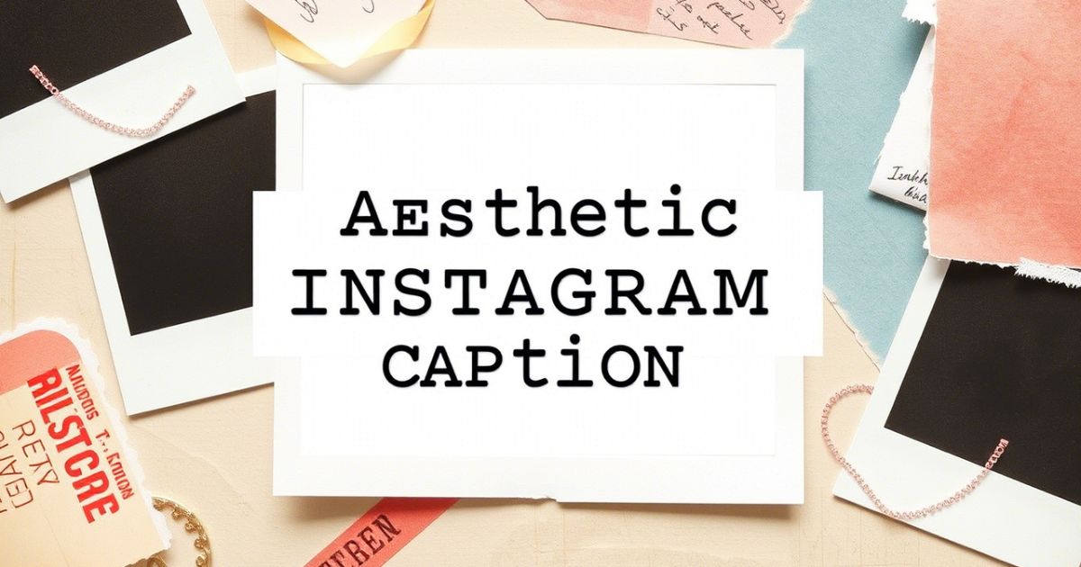 Best Aesthetic Captions 