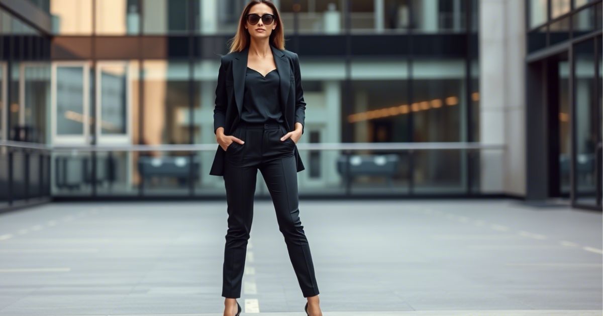 best black outfit captions