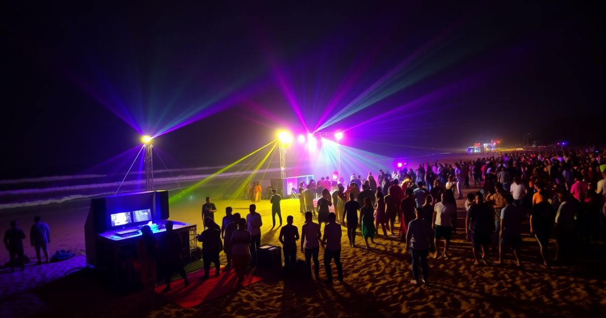 Party in Goa Captions