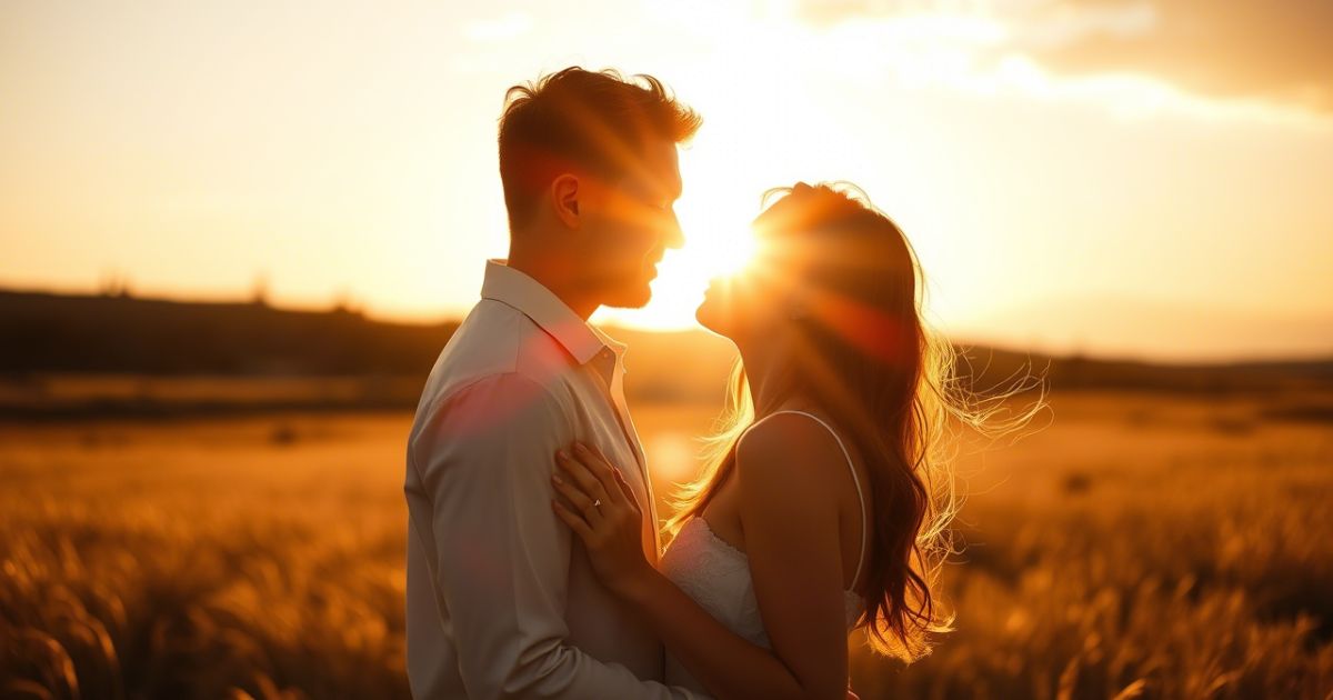 Romantic Golden Hour Captions