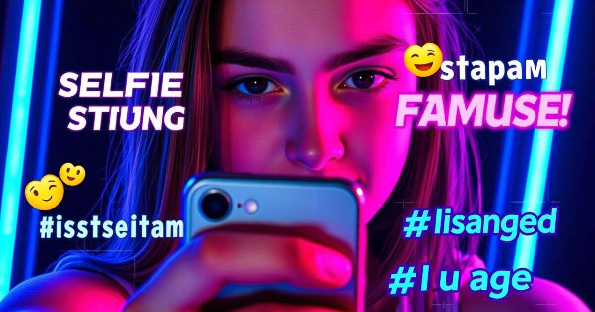 Spam Captions for Selfies