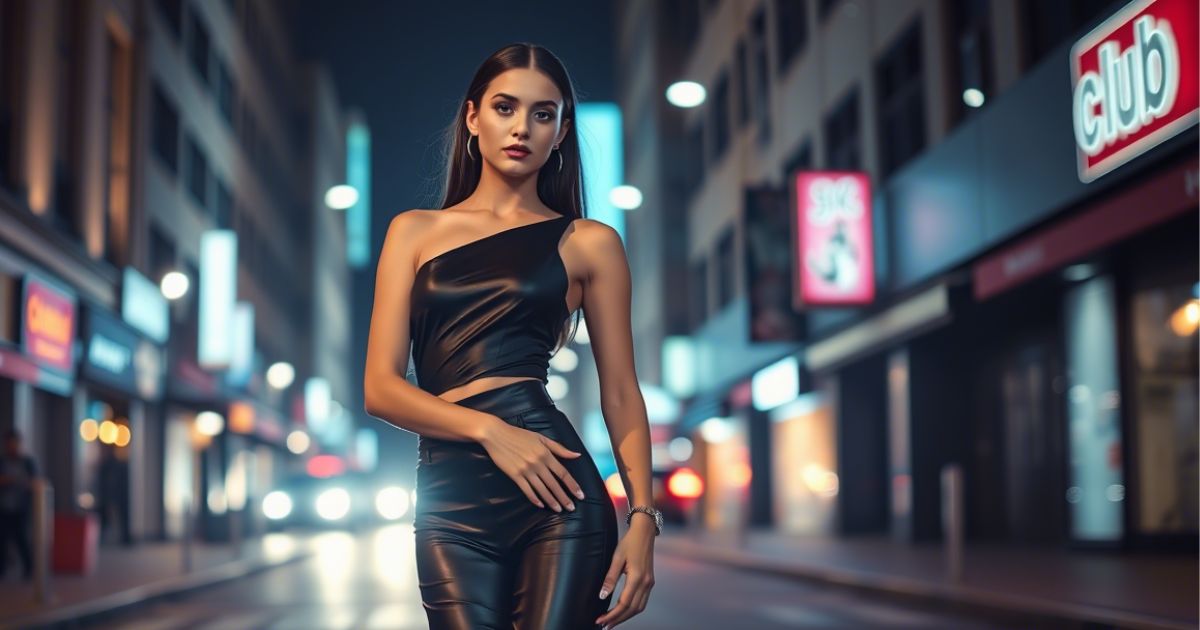 Trendy Black Outfit Captions