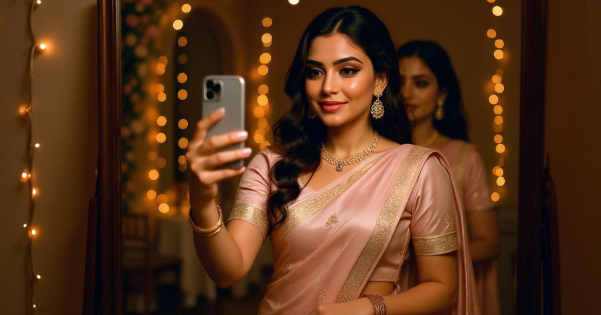 Captions for Saree Selfies 