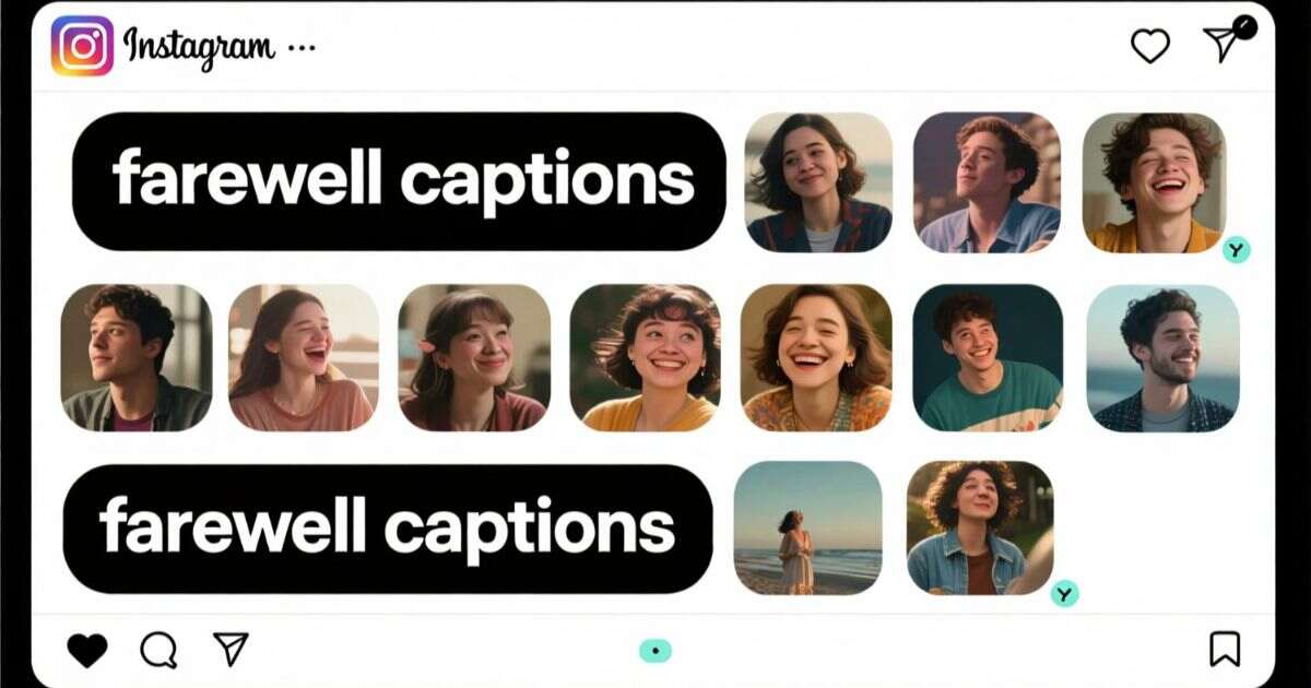 Farewell Captions