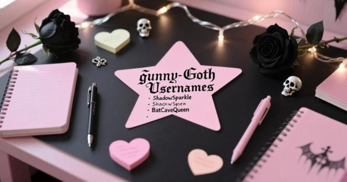 Funny Goth Usernames