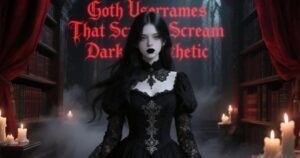 Goth Usernames