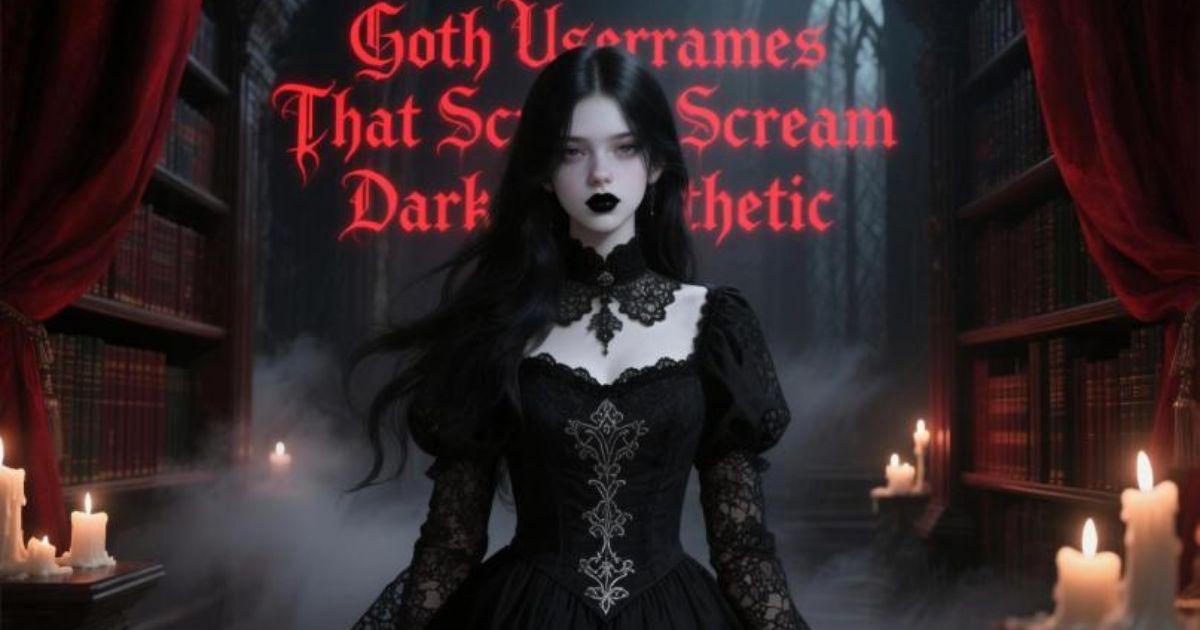 Goth Usernames