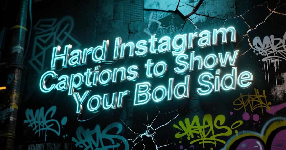 Hard Instagram Captions