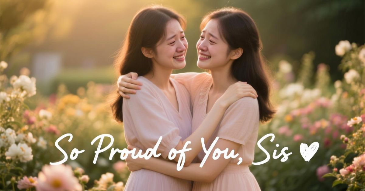 Proud Comments for Sister’s 