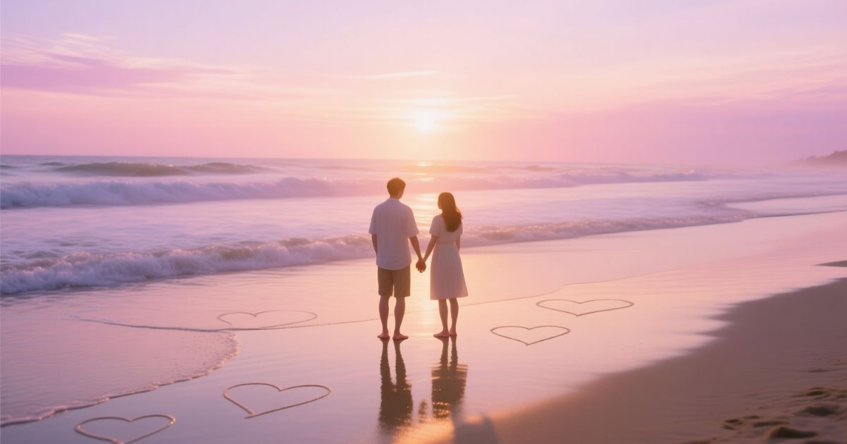 Romantic Sunset Captions
