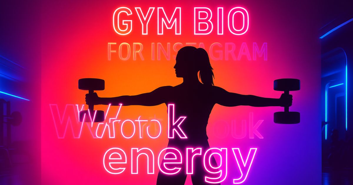 Short Gym Bio For Instagram
