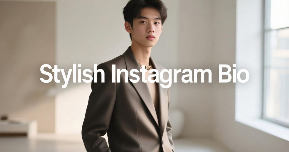 Stylish Instagram Bio 