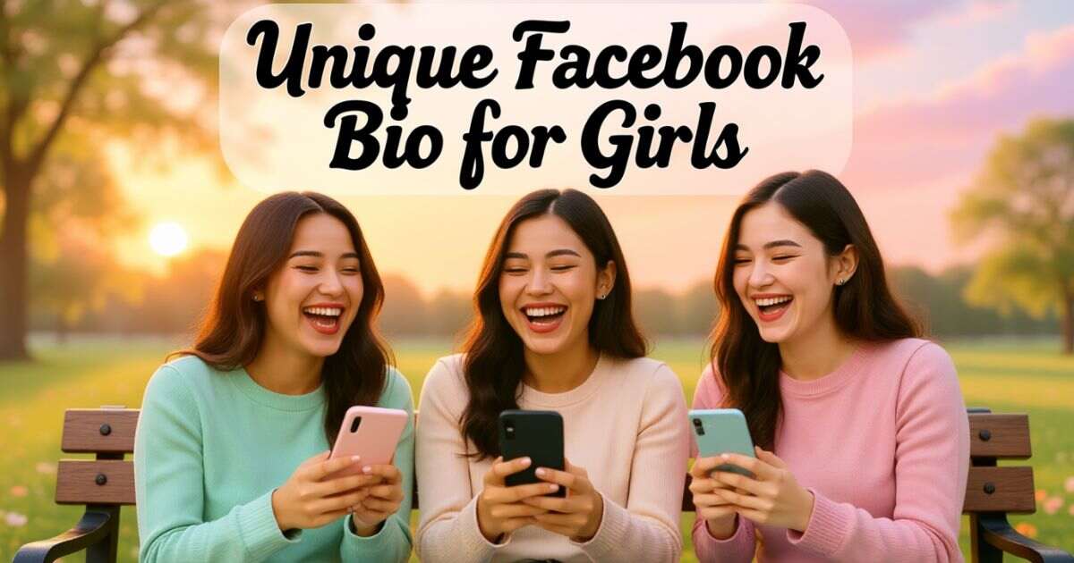 Unique Facebook Bio For Girls