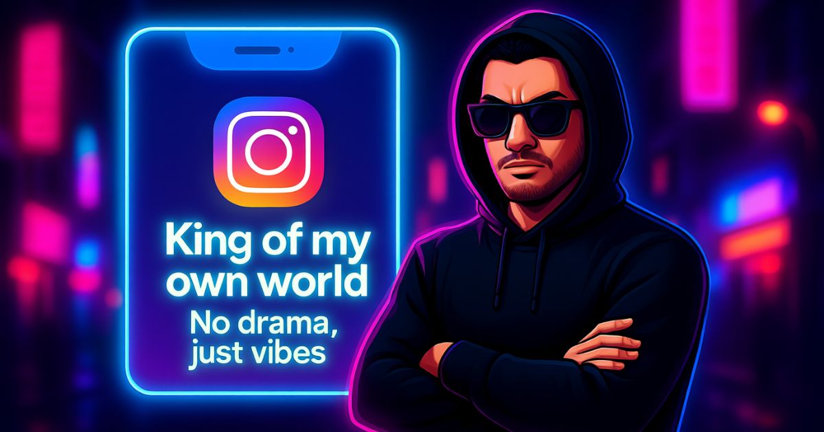 2 Line Bio for Instagram for Boy Attitude