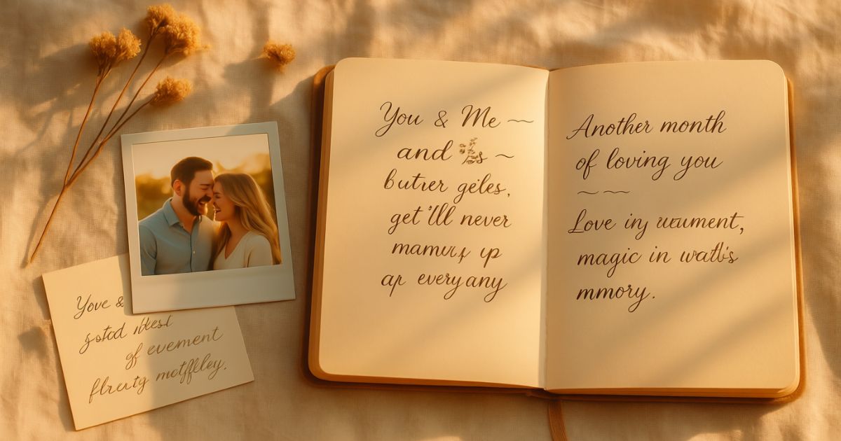 Aesthetic Monthsary Captions