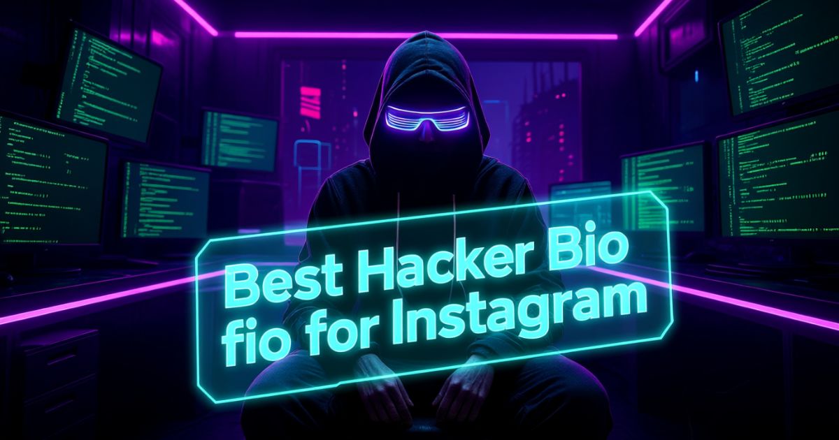 Hacker Bio for Instagram