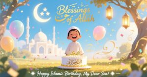Islamic Birthday Wishes for Son