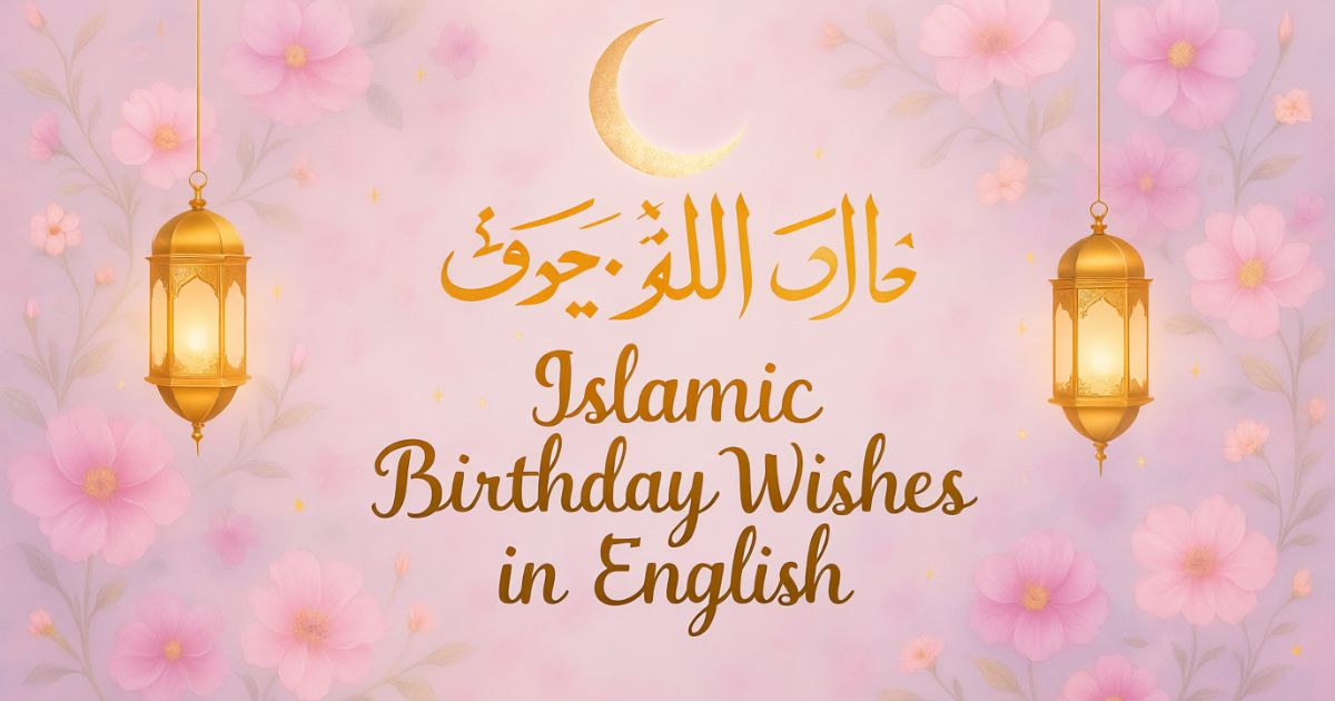 Islamic Birthday Wishes in English