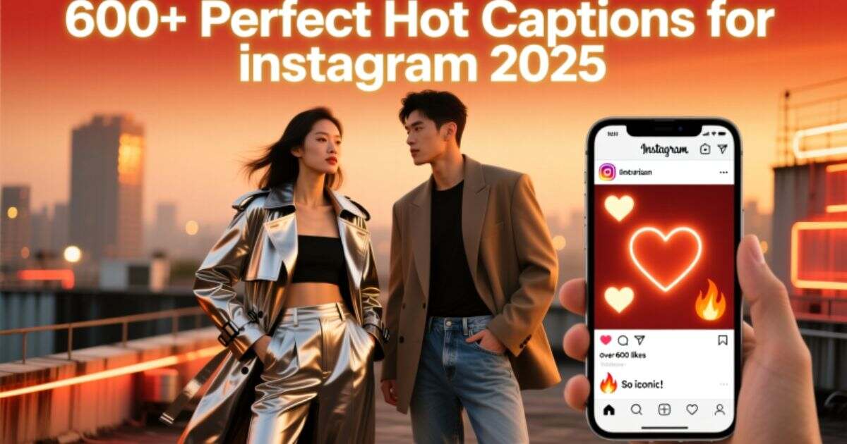 600+Perfect Hot Captions for Instagram for 2025