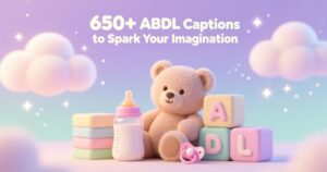 650+ ABDL Captions to Spark Your Imagination