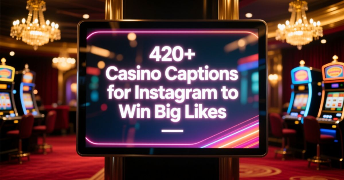 Casino Captions for Instagram